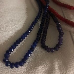KITTIS’ Semi-Precious Raw Stone Bead Necklaces